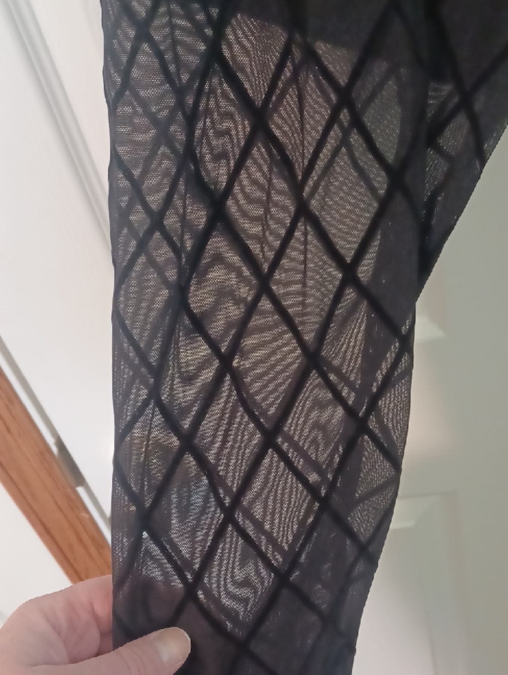 Torrid Flocked Big Diamond Fishnet Mesh Leggings Sz 0